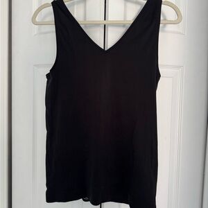 White House Black Market Classic Black Sleeveless Top